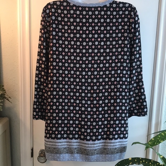 J. Jill 100% Rayon Button Down Floral Top Size S - Picture 8 of 13